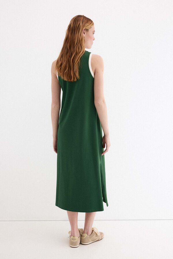 Pedro del Hierro Vestido cuello polo Verde