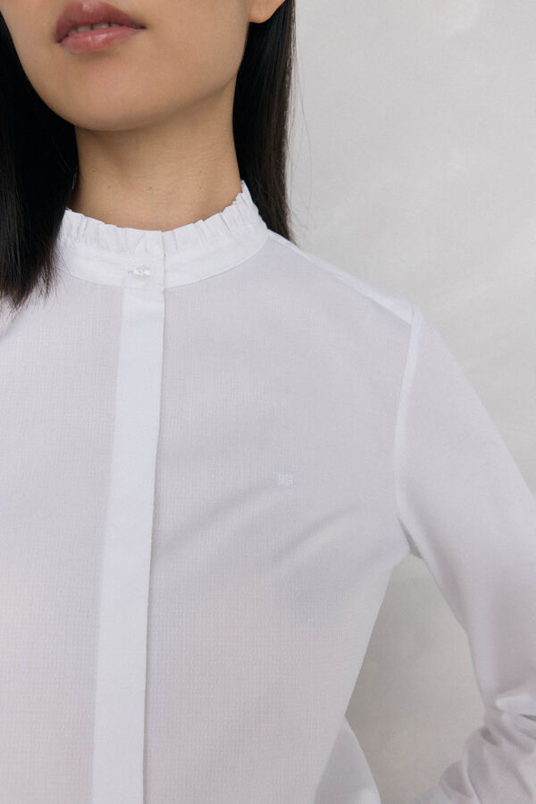 Pedro del Hierro Camisa estructura Blanco