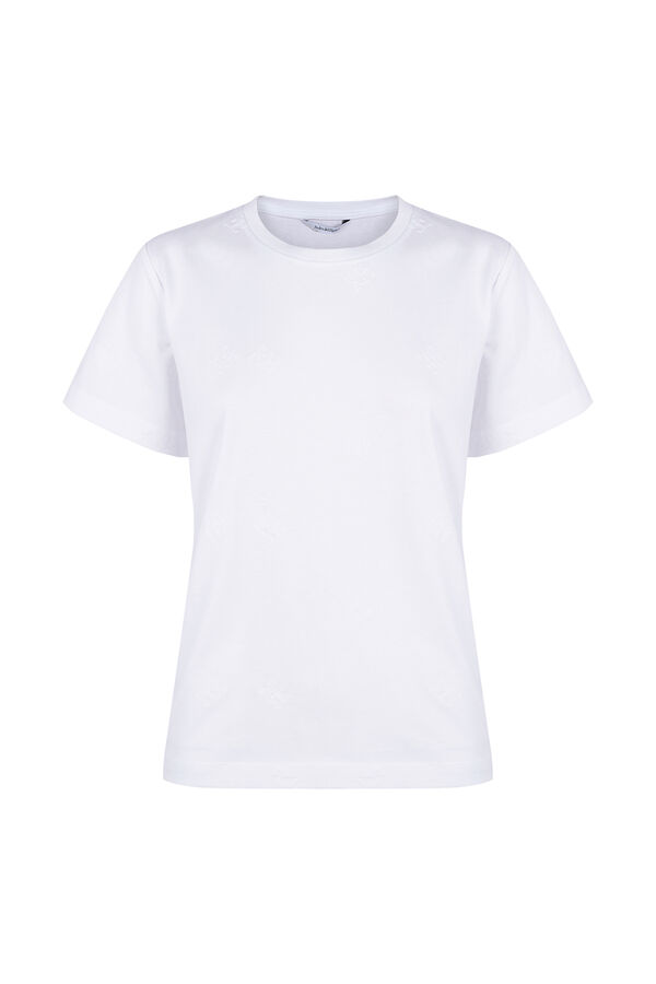 Pedro del Hierro Playera multilogo pdh Blanco