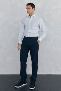 Pedro del Hierro Chino textura regular fit