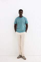 Pedro del Hierro Camiseta rayas Turquesa