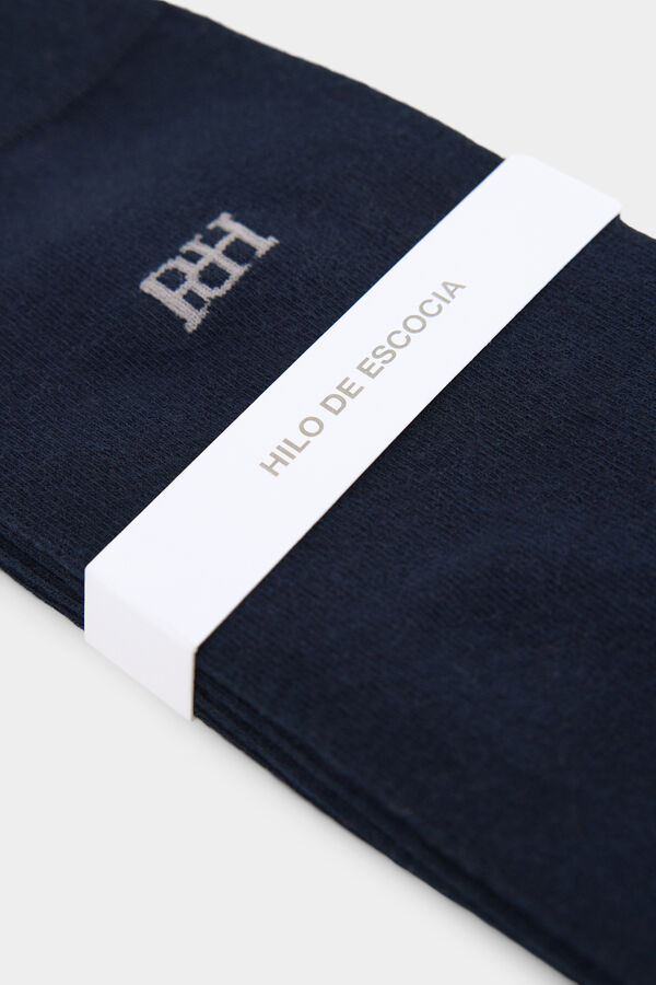 Pedro del Hierro Calcet&iacute;n liso sport Azul