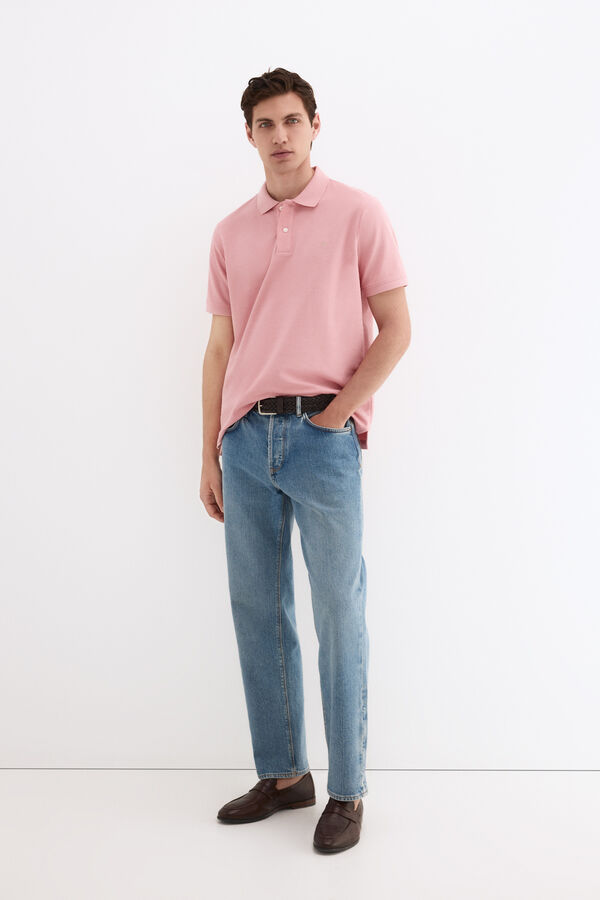 Pedro del Hierro Polo b&aacute;sico piqu&eacute; Coral