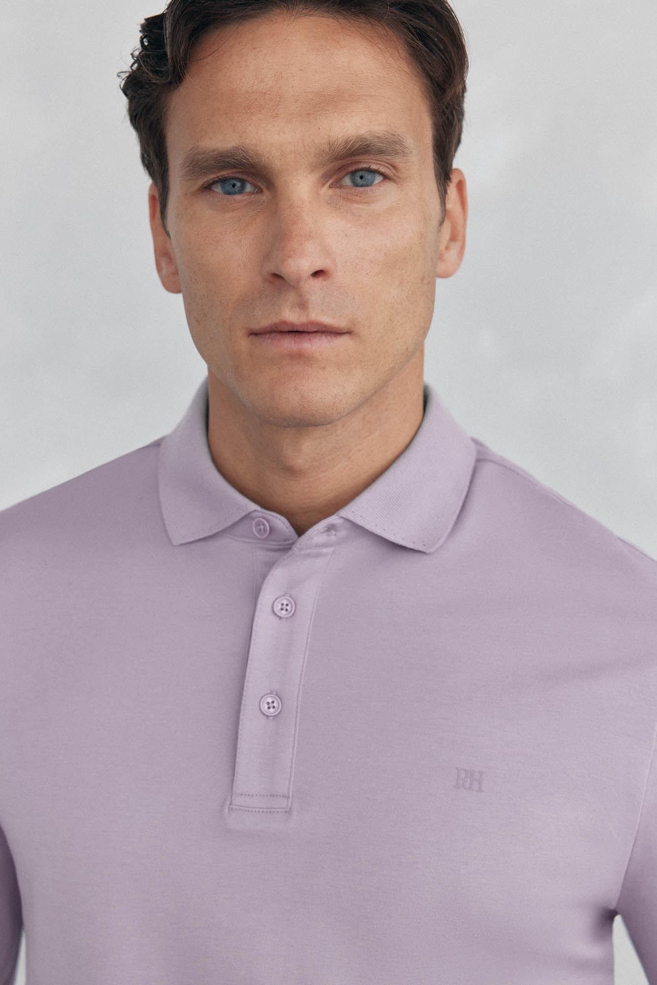 Pedro del Hierro Polo mercerizado manga larga