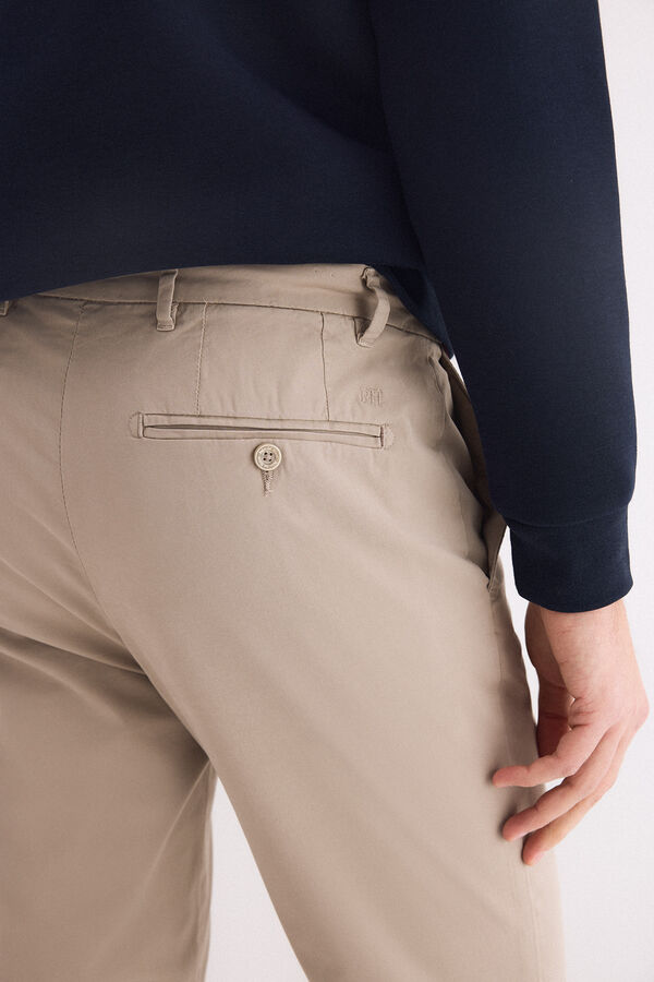 Pedro del Hierro Pantal&oacute;n chino slim fit Gris