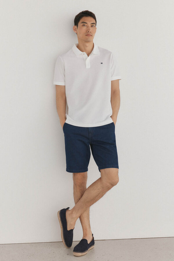 Pedro del Hierro Polo b&aacute;sico piqu&eacute; Crudo