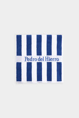 Pedro del Hierro Toalla playa rayas Azul
