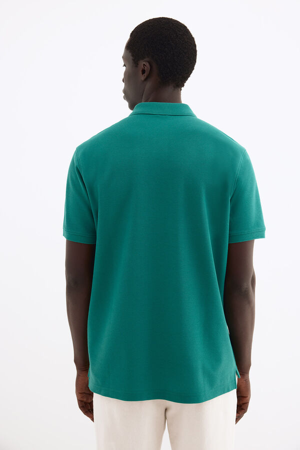 Pedro del Hierro Polo b&aacute;sico piqu&eacute; Verde