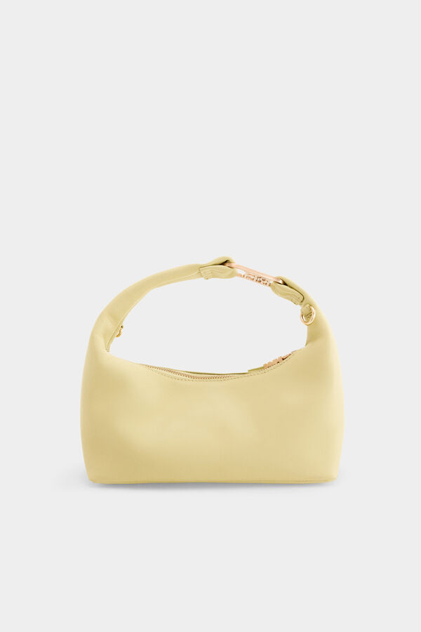 Pedro del Hierro Bolsa de piel media luna Verde