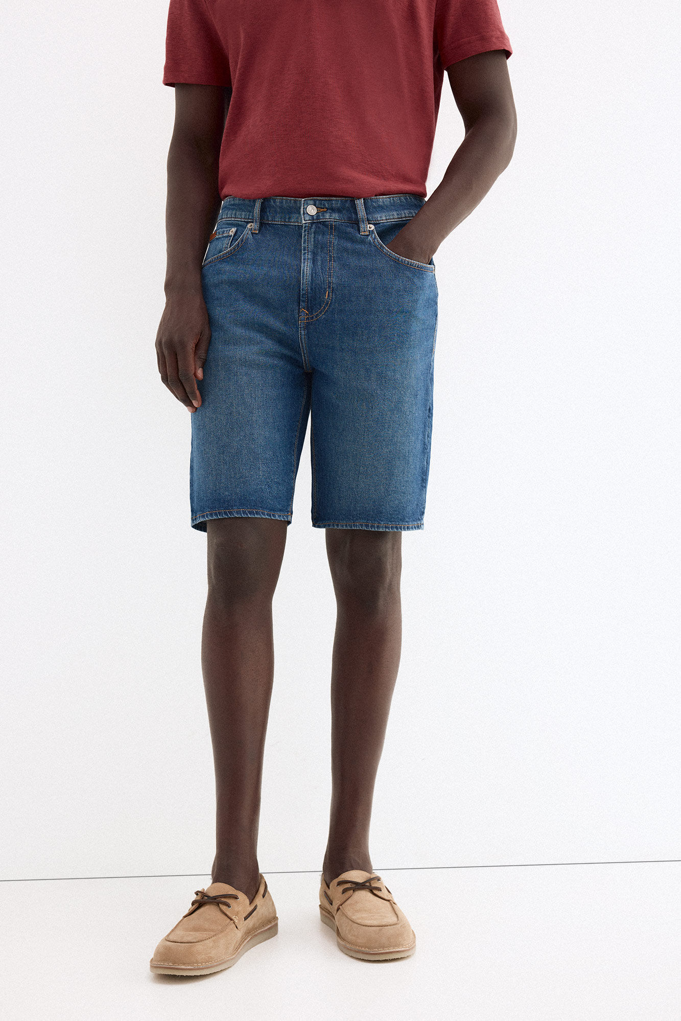 Pedro del Hierro Bermuda denim regular