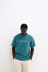 Pedro del Hierro Camiseta logo Turquesa