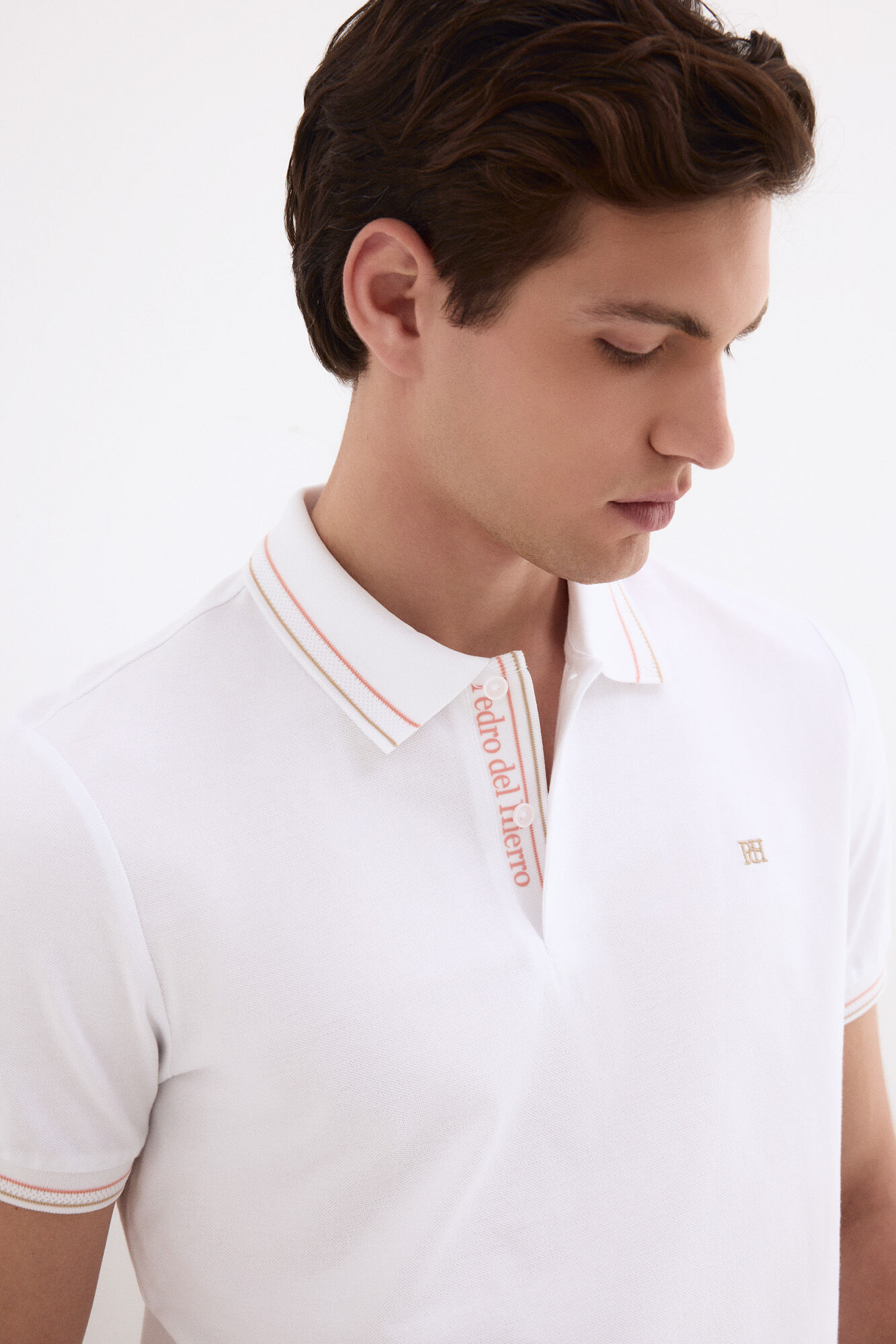 Pedro del Hierro Polo tips jacquard