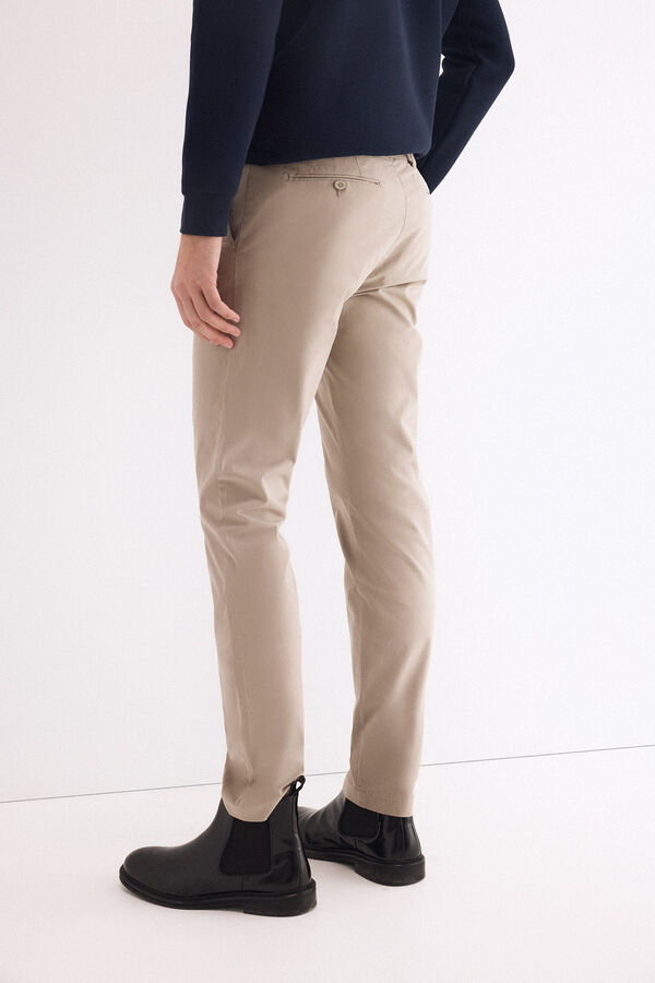 Pedro del Hierro Pantal&oacute;n chino slim fit Gris