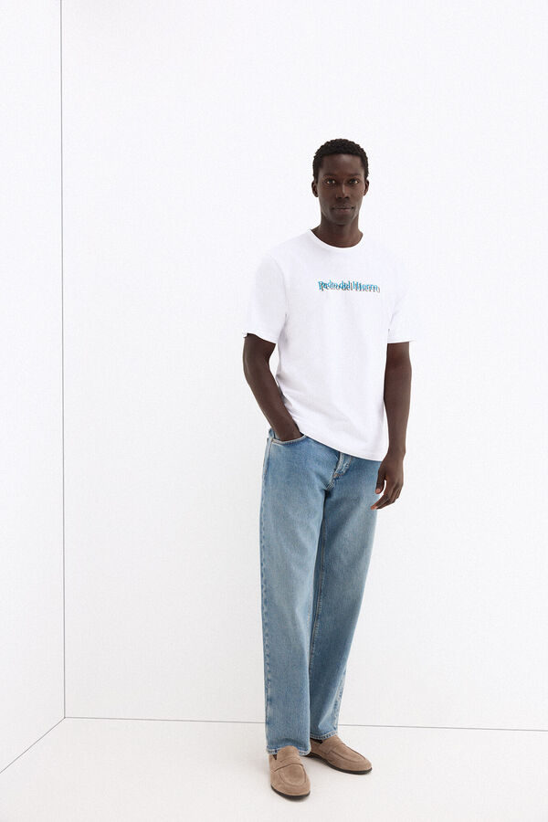 Pedro del Hierro Camiseta logo Blanco