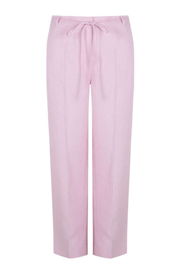Pedro del Hierro Pantal&oacute;n de traje rosa Rosa