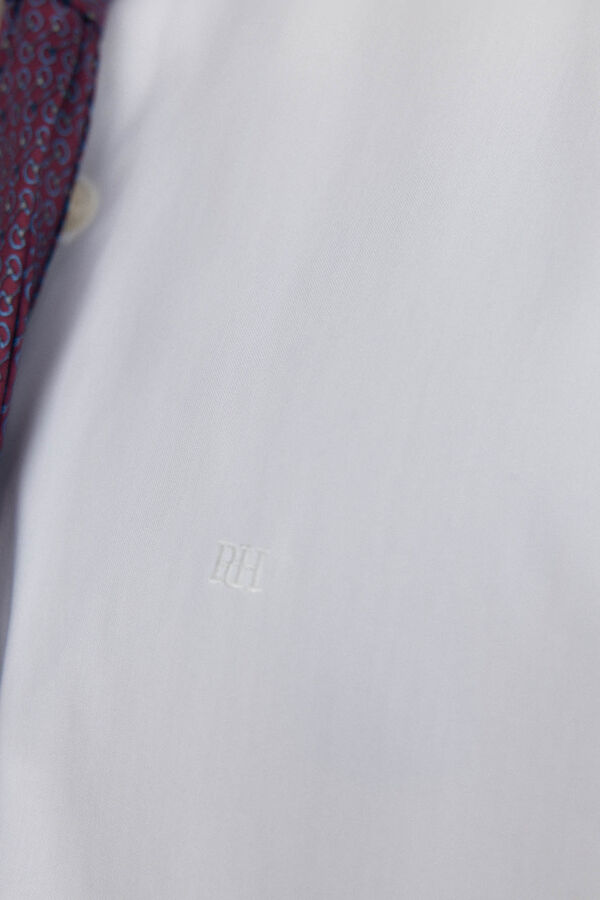 Pedro del Hierro Camisa vestir lisa non iron + antimanchas Blanco