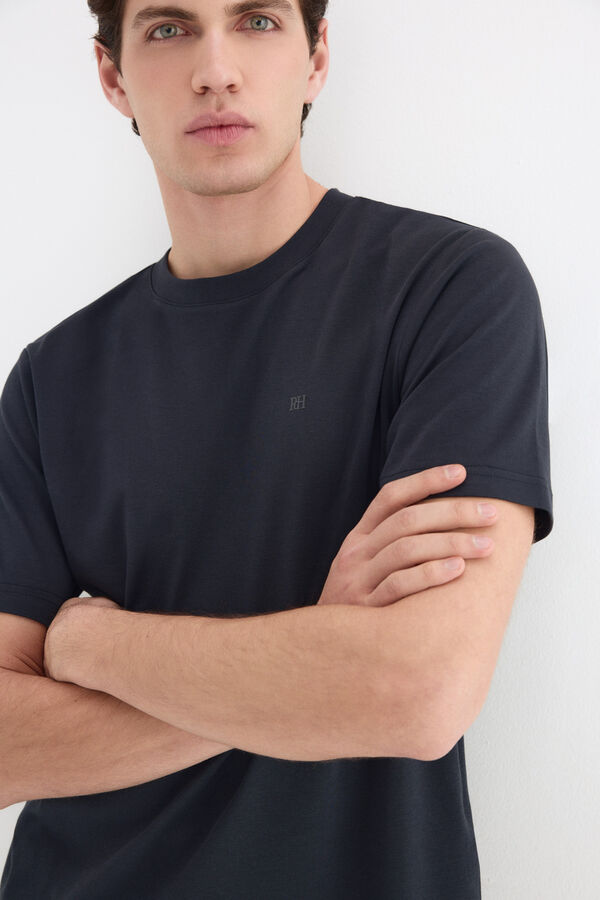 Pedro del Hierro Camiseta mercerizada Azul
