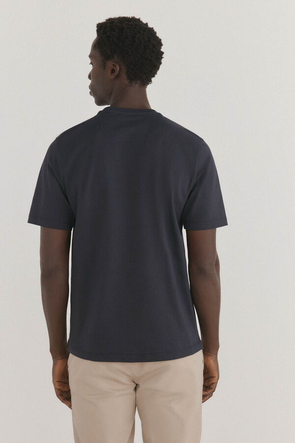 Pedro del Hierro Playera b&aacute;sica Azul