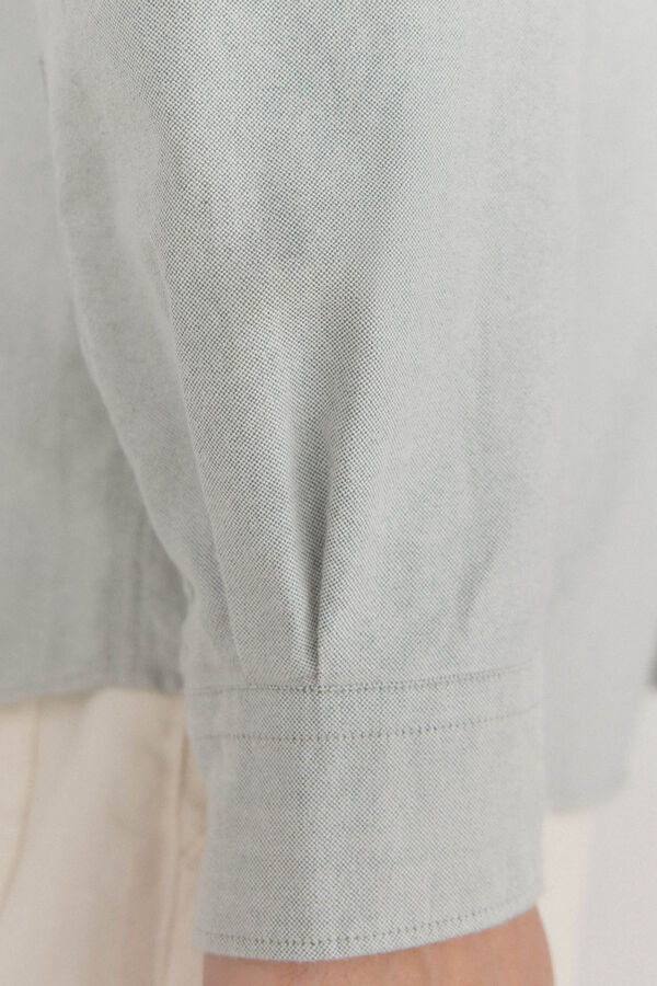 Pedro del Hierro Camisa iconic oxford liso Verde