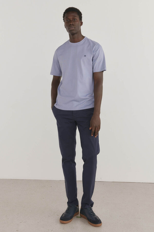 Pedro del Hierro Pantal&oacute;n chino ligero slim fit premium Azul