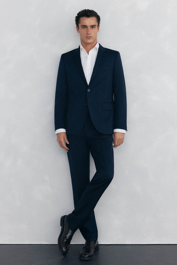 Pedro del Hierro Camisa de vestir lisa non iron + antimanchas Blanco