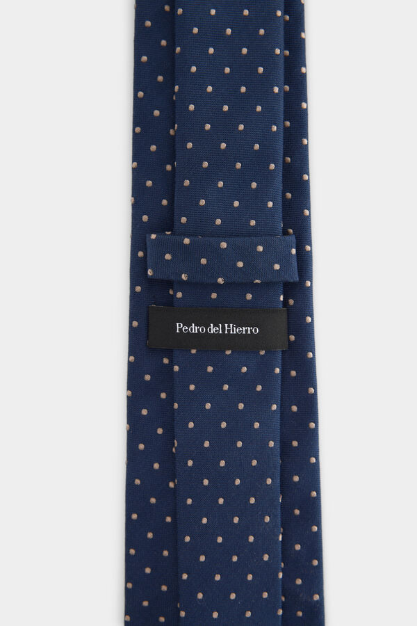 Pedro del Hierro Corbata seda natural Azul