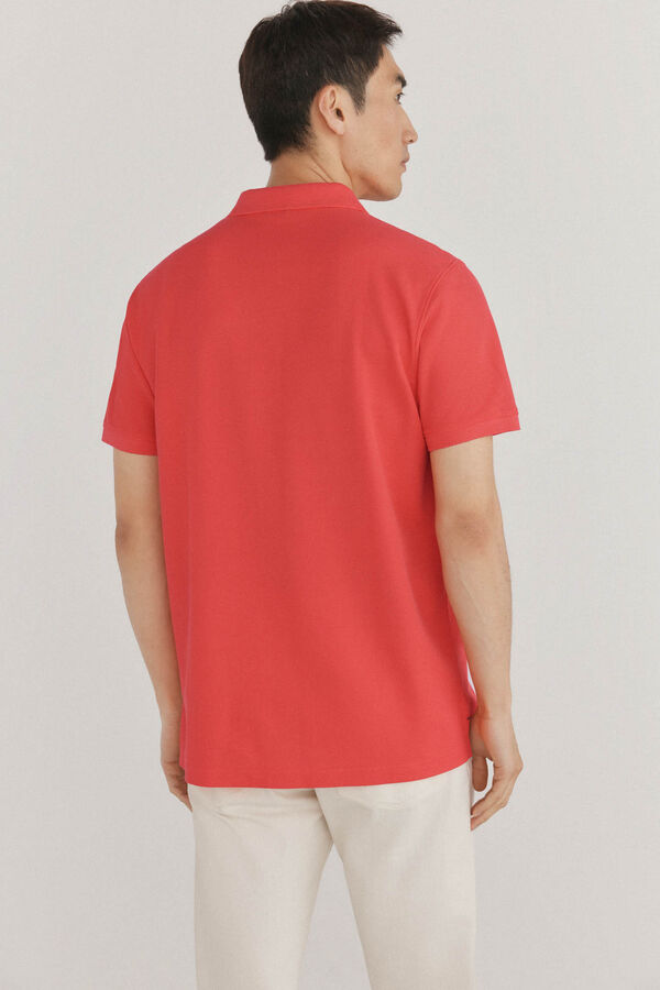 Pedro del Hierro Polo b&aacute;sico piqu&eacute; Rojo