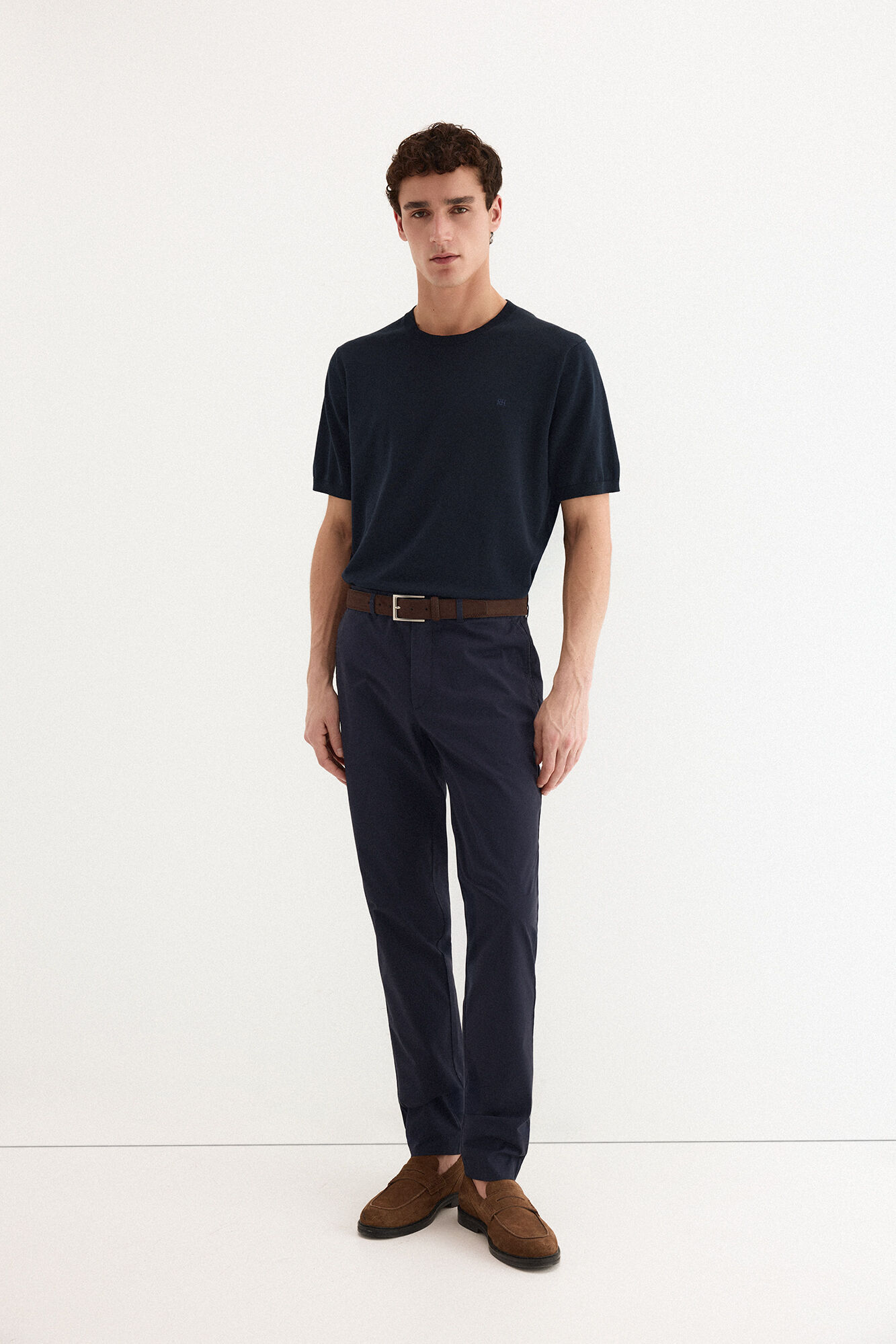 Pedro del Hierro Camiseta jersey premium manga corta algod&oacute;n