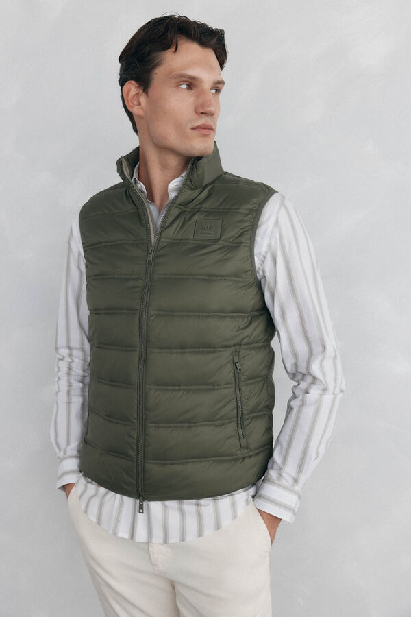 Pedro del Hierro Chaleco ultraligero Verde