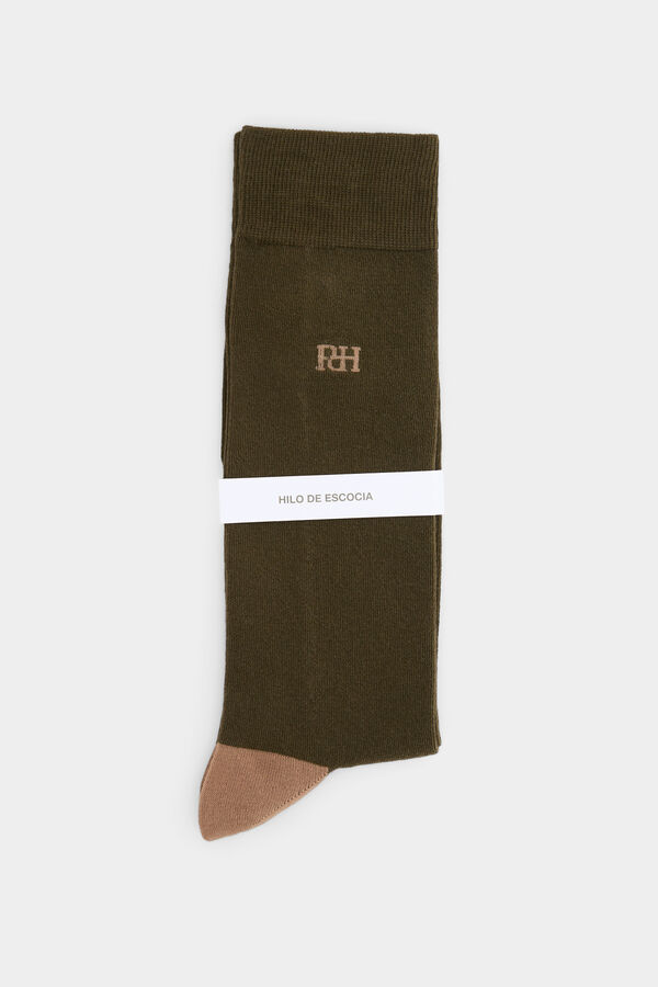 Pedro del Hierro Calcet&iacute;n liso sport Verde