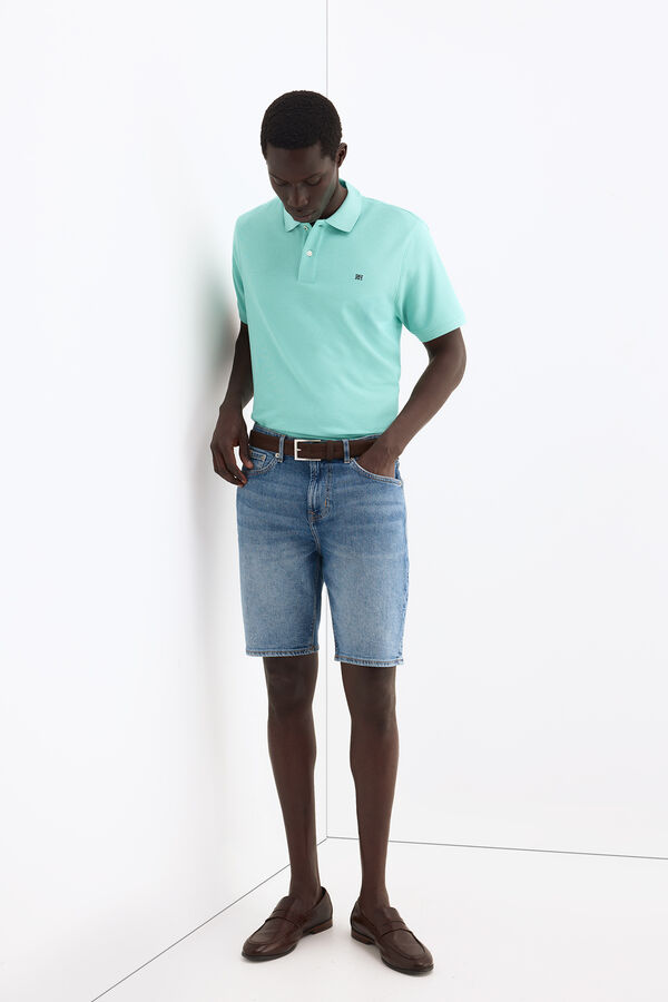 Pedro del Hierro Polo b&aacute;sico piqu&eacute; Verde