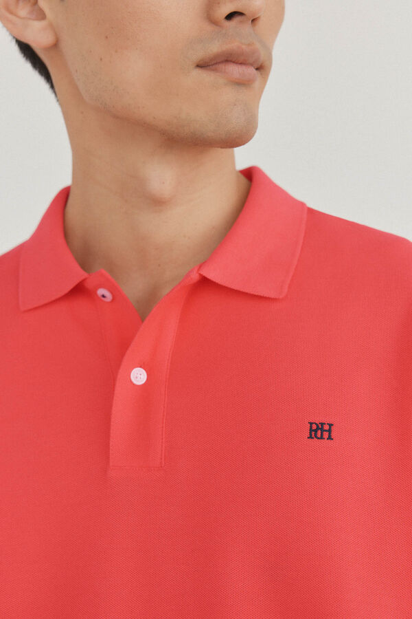 Pedro del Hierro Polo b&aacute;sico piqu&eacute; Rojo