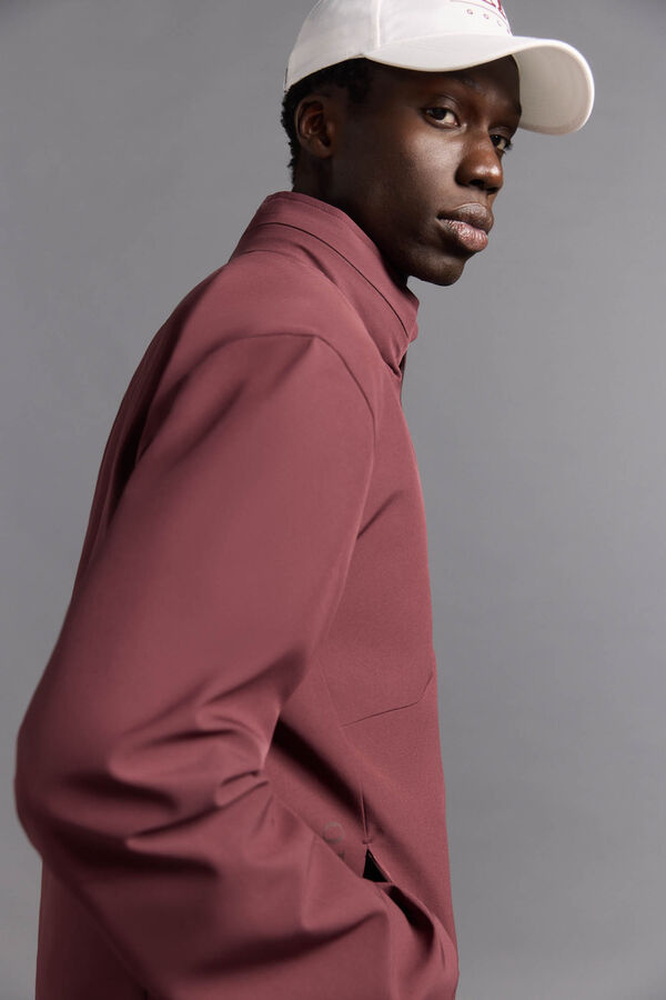 Pedro del Hierro Chamarra lisa de golf Burdeos