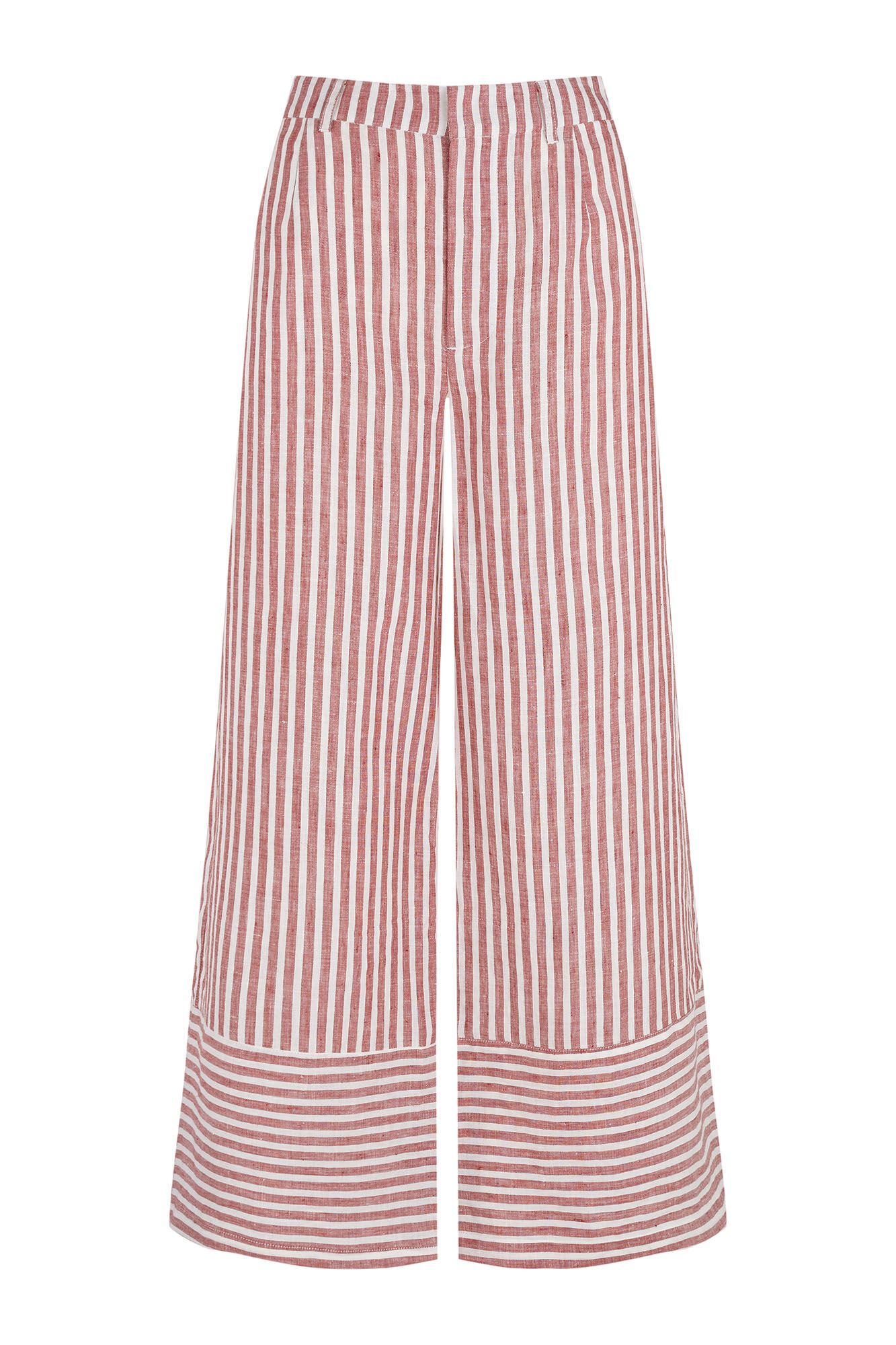 Pedro del Hierro Pantalones wide flare cl&aacute;sicos