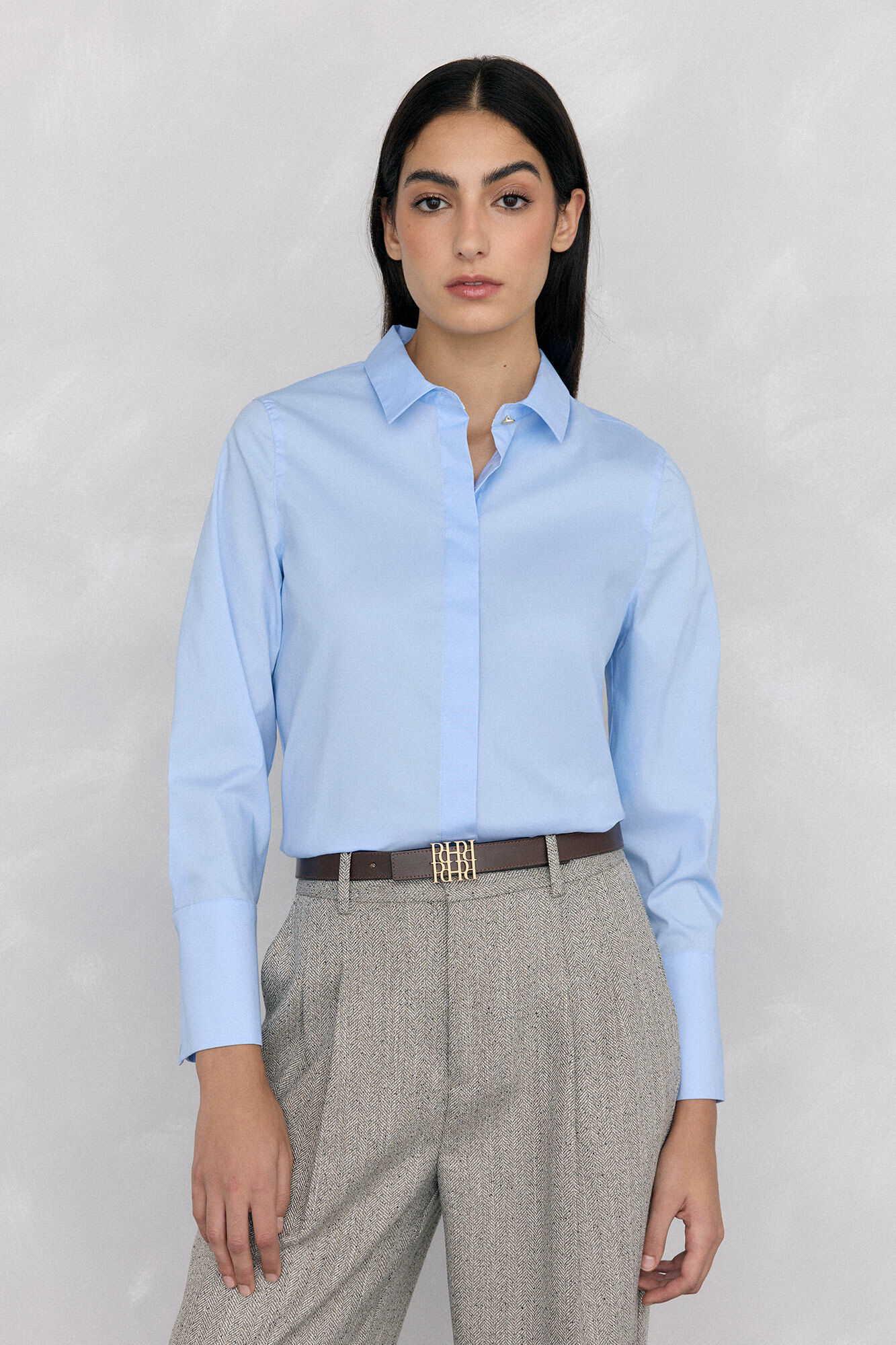 Pedro del Hierro Camisa b&aacute;sica de f&aacute;cil planchado