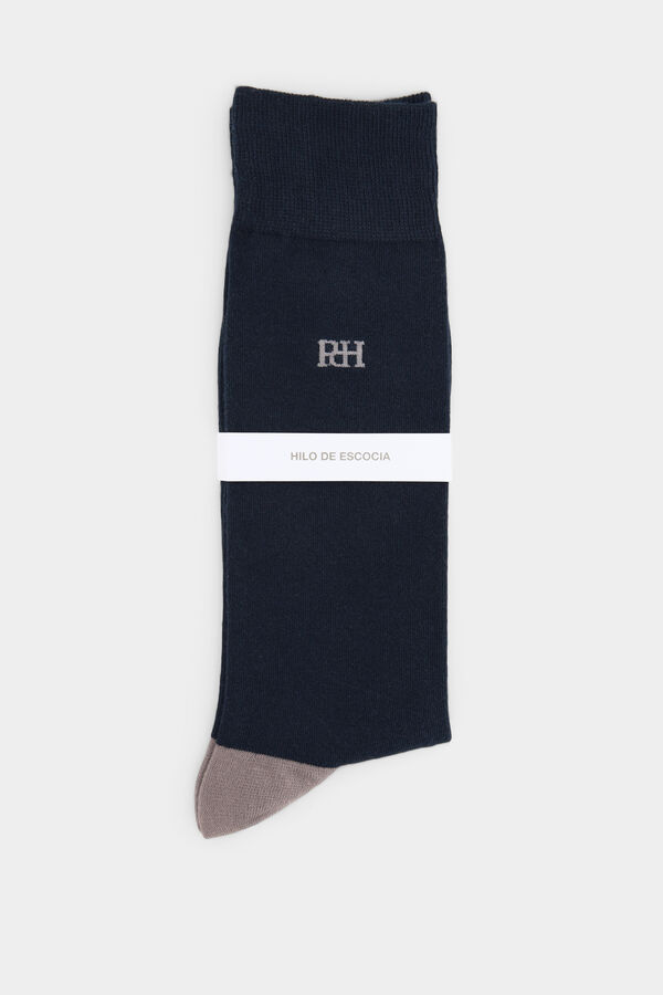 Pedro del Hierro Calcet&iacute;n liso sport Azul