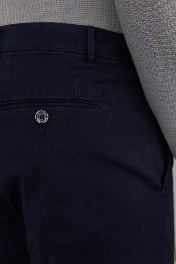 Pedro del Hierro Pantal&oacute;n chino slim fit premium Azul