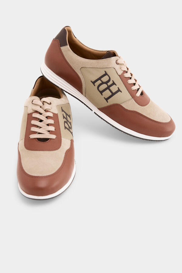 Pedro del Hierro Zapatilla icono piso goma Marr&oacute;n