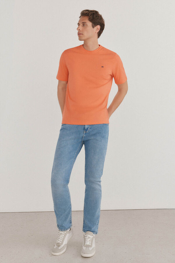 Pedro del Hierro Camiseta b&aacute;sica Naranja