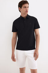 Pedro del Hierro Polo mercerizado Negro