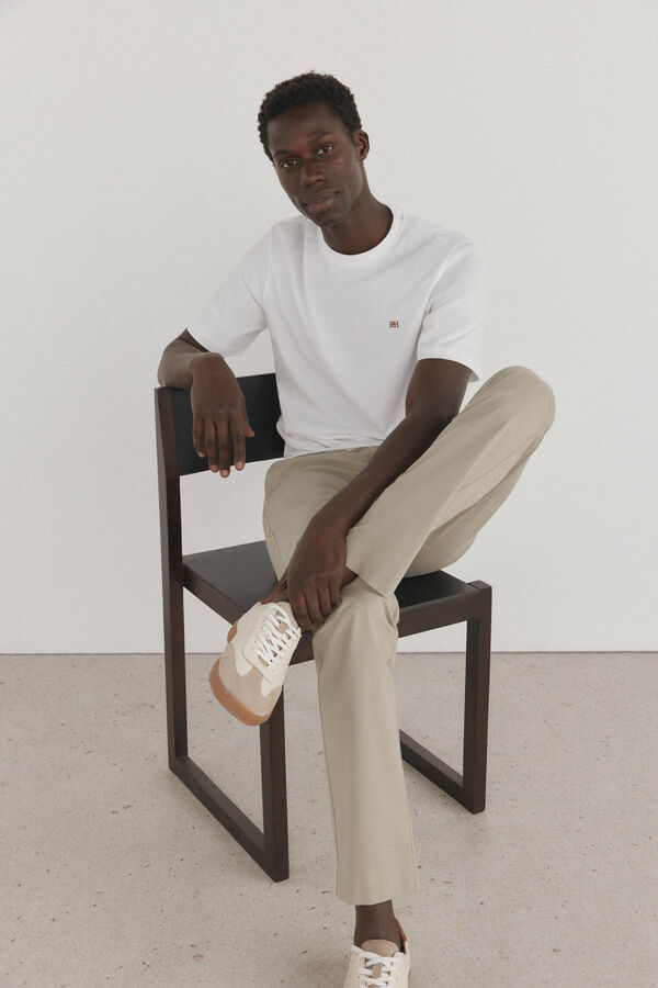 Pedro del Hierro Pantal&oacute;n premium chino ligero regular fit Verde