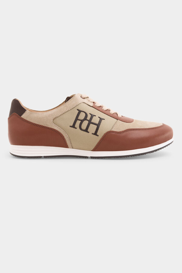 Pedro del Hierro Zapatilla icono piso goma Marr&oacute;n
