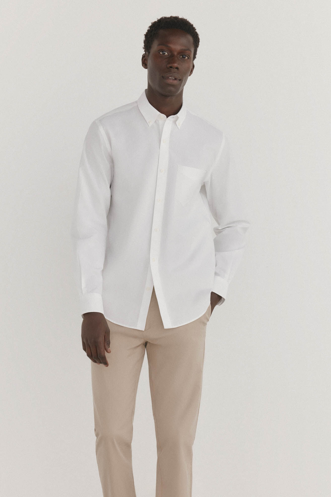 Pedro del Hierro Camisa non iron + antimanchas lisa