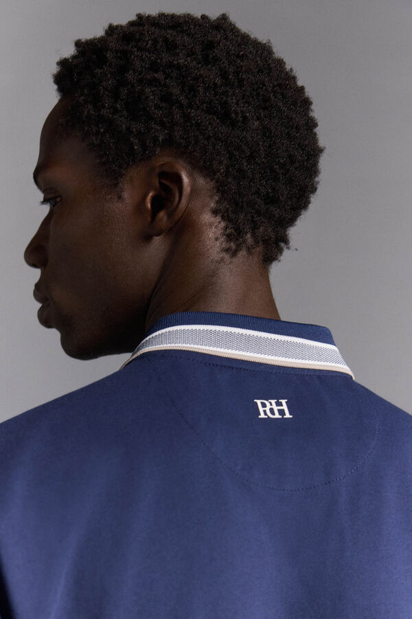 Pedro del Hierro Polo liso de golf Azul
