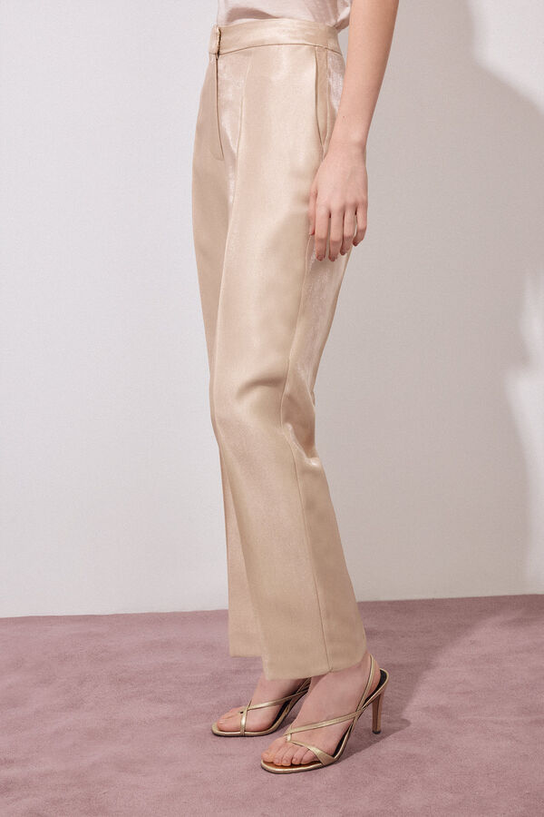 Pedro del Hierro Pantal&oacute;n smart dorado Amarillo