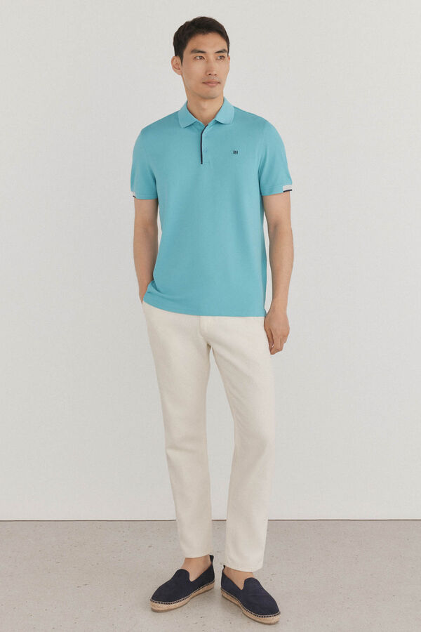Pedro del Hierro Polo pu&ntilde;os contraste Turquesa