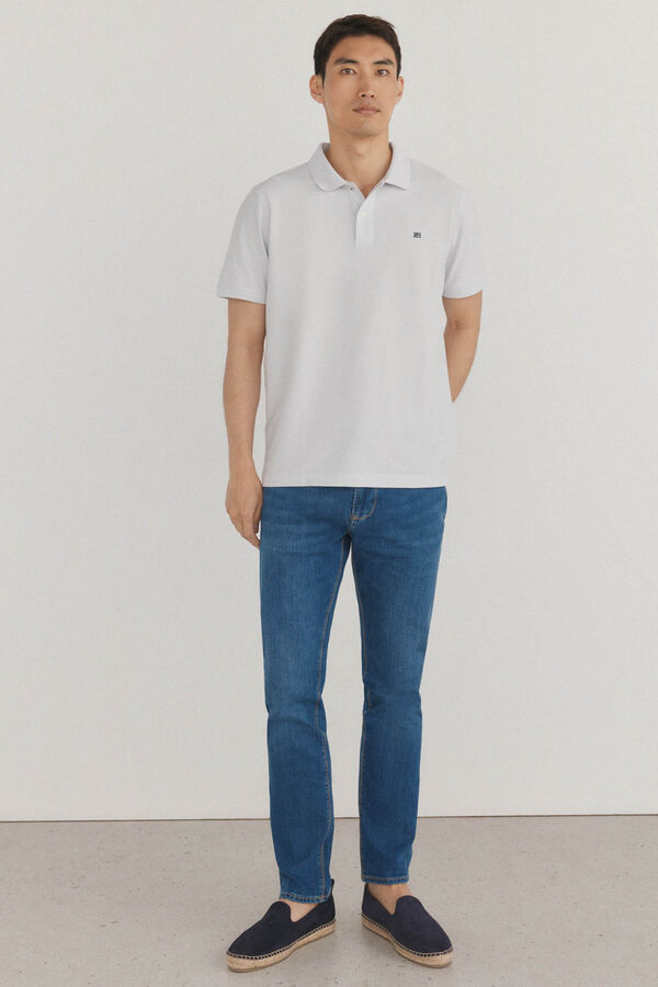 Pedro del Hierro Polo b&aacute;sico piqu&eacute; Gris