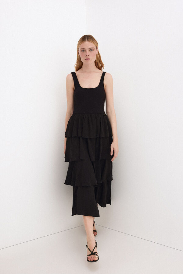Pedro del Hierro Vestido bailarina Negro