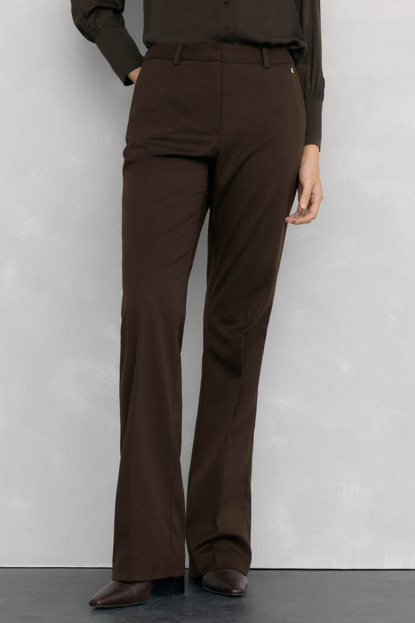 Pedro del Hierro Pantal&oacute;n flare de traje