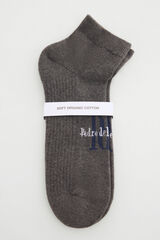 Pedro del Hierro Calcet&iacute;n tobillero Gris